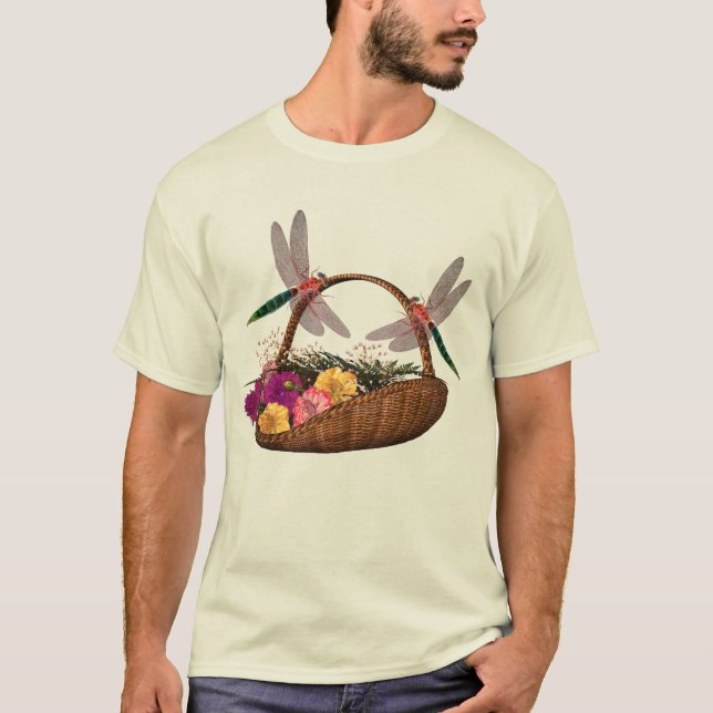 Blume-Körbe T-Shirt (Vorderseite)