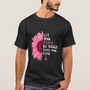 Blume Krebsbewusstsein Monat Rosa Band Frauen T-Shirt