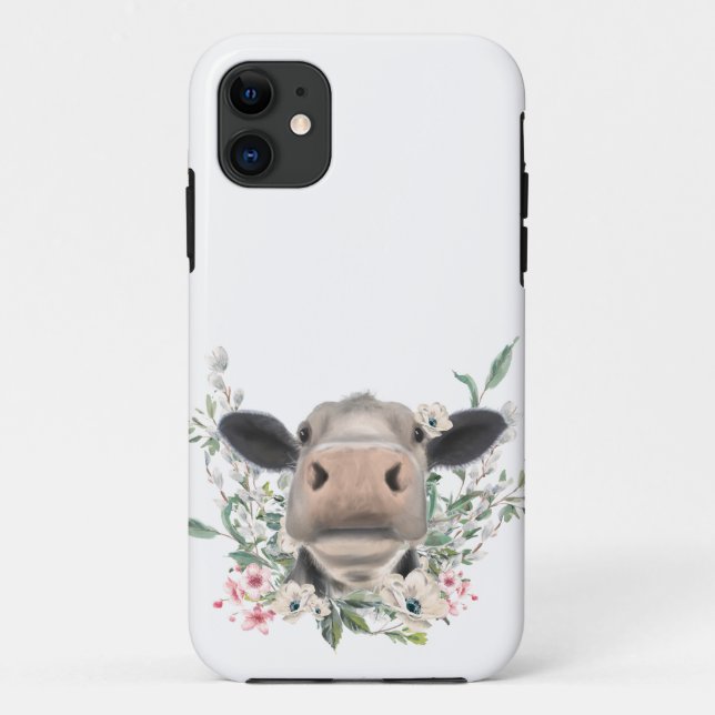 Blume Küssen, graues Zuchttier Case-Mate iPhone Hülle (Rückseite)