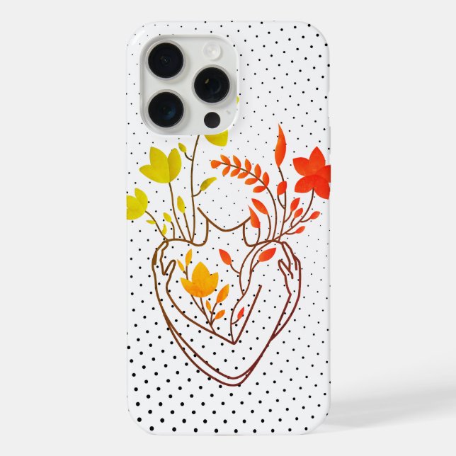 Blume Lady - Black Retro Edition iPhone Hülle (Rückseite)