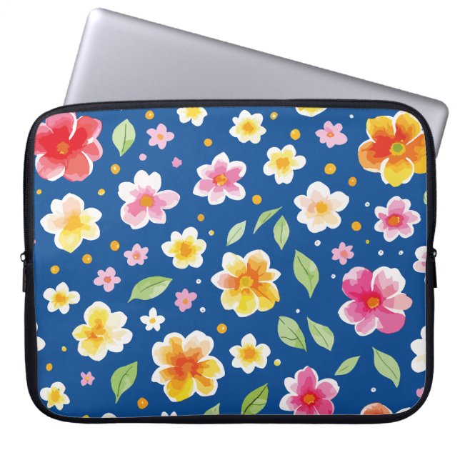 Blume Laptopschutzhülle (Vorderseite)
