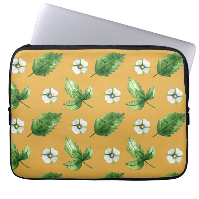 Blume Laptopschutzhülle (Vorderseite)