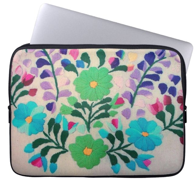 Blume Laptopschutzhülle (Vorderseite)