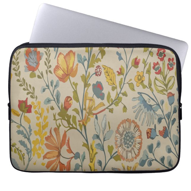 Blume Laptopschutzhülle (Vorderseite)