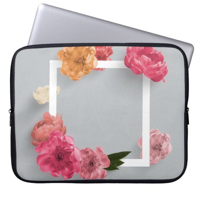 Blume Laptopschutzhülle (Vorderseite)