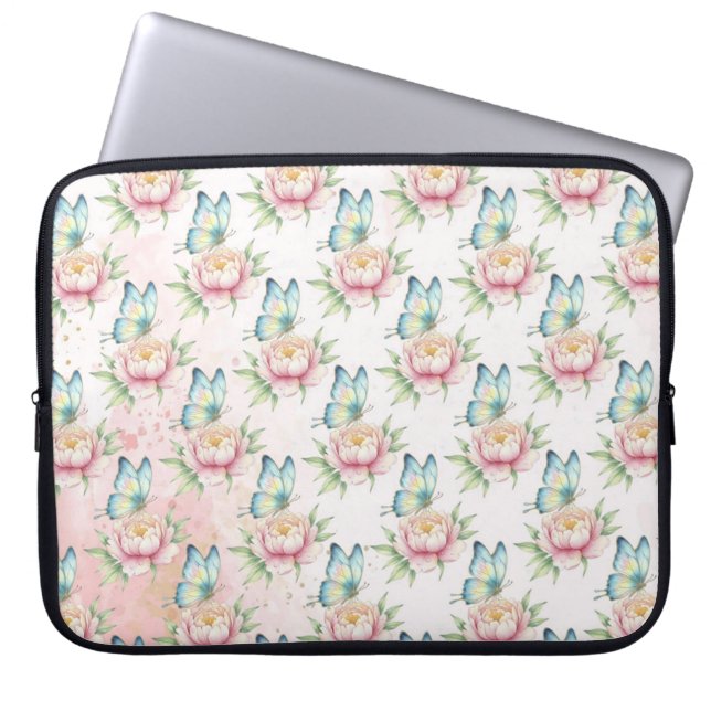 Blume Laptopschutzhülle (Vorderseite)