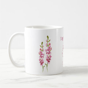Blume Larkspur Kaffeetasse