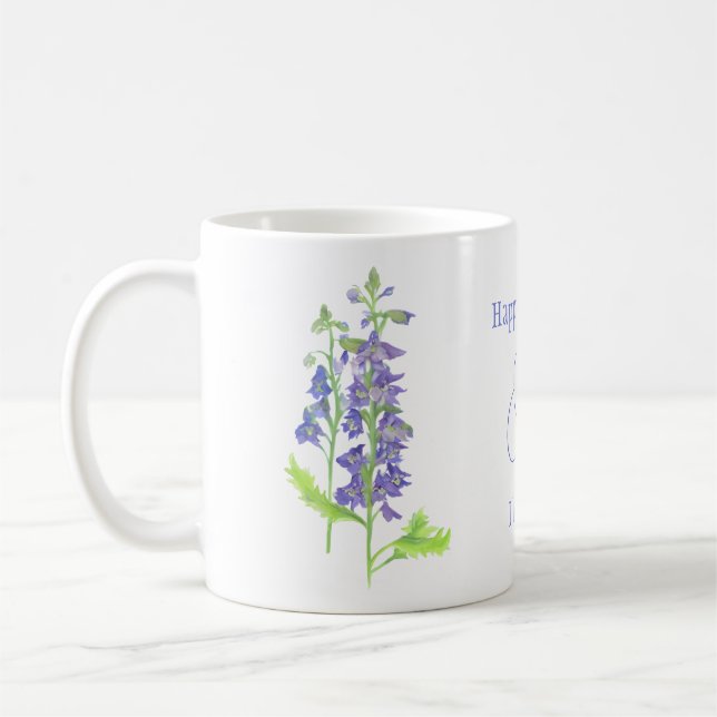 Blume Larkspur Kaffeetasse (Links)