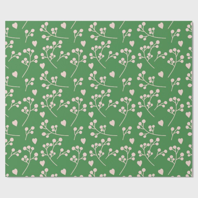 Blume-Leaf-Musterpapier Geschenkpapier (Flach)