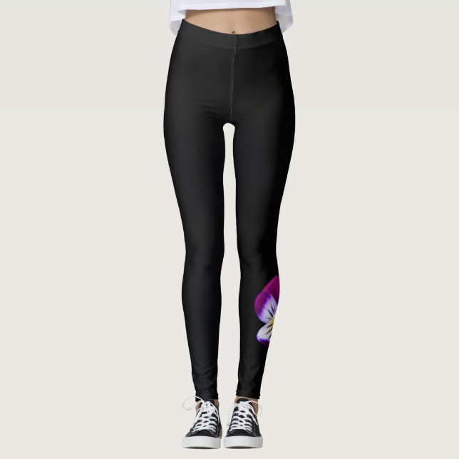Blume lecna leggings (Vorderseite)