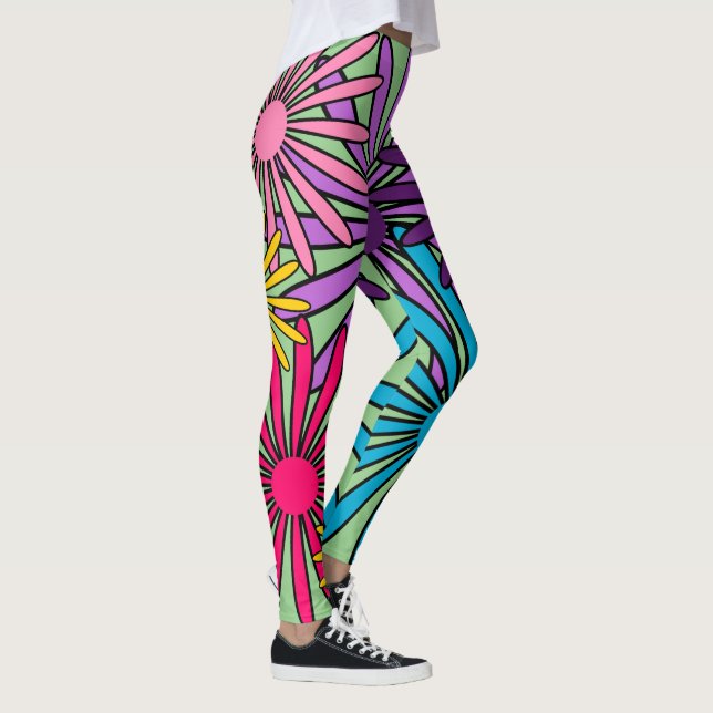 Blume Leggings (Rechts)