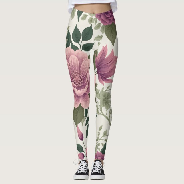 Blume Leggings (Vorderseite)
