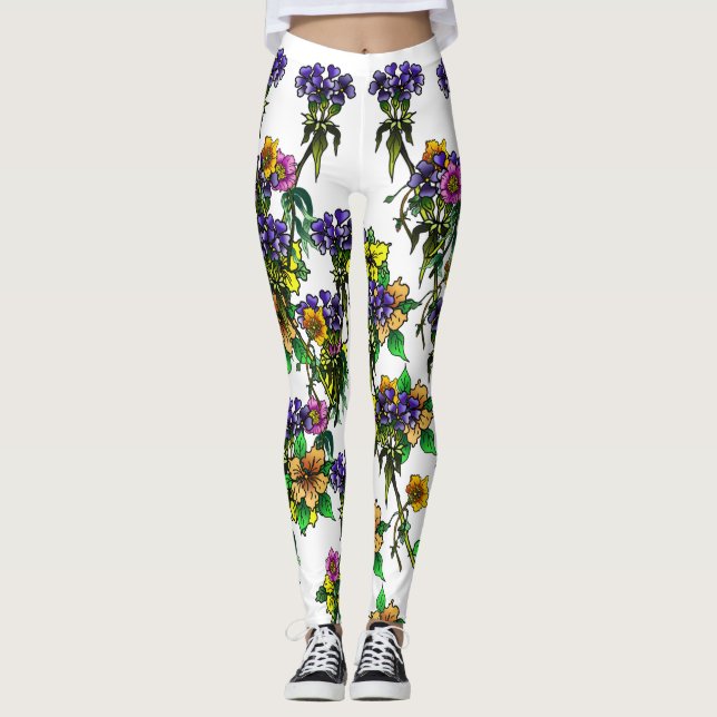 Blume Leggings (Vorderseite)