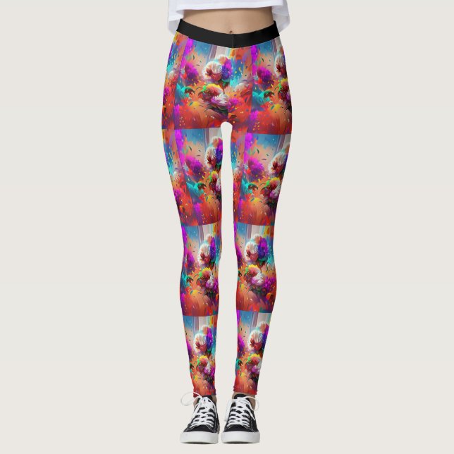 Blume Leggings (Vorderseite)