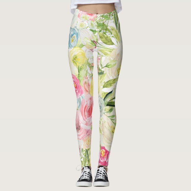 Blume Leggings (Vorderseite)