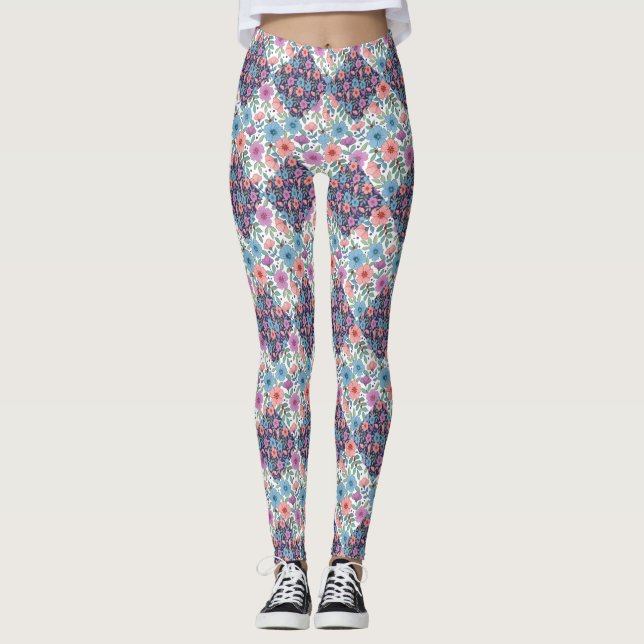 Blume Leggings (Vorderseite)
