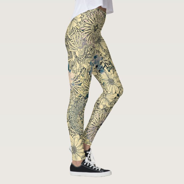 Blume Leggings (Rechts)