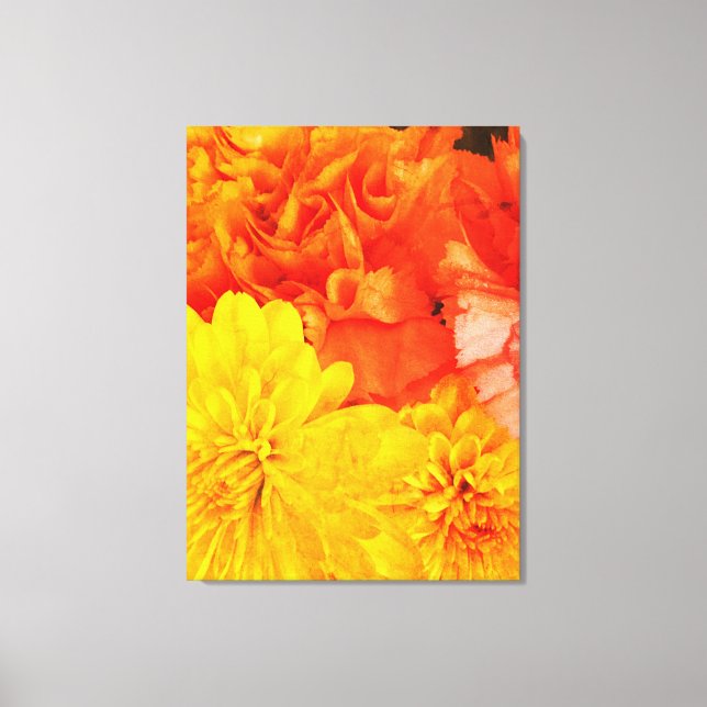 Blume Leinwanddruck (Vorderseite)
