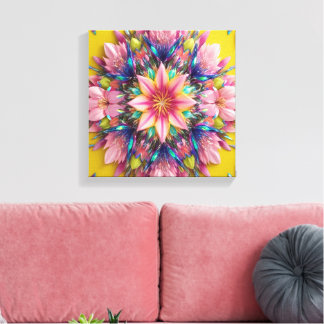 Blume Leinwanddruck