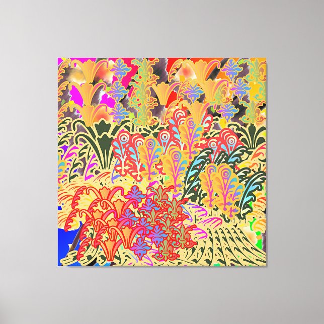 Blume Leinwanddruck (Vorderseite)