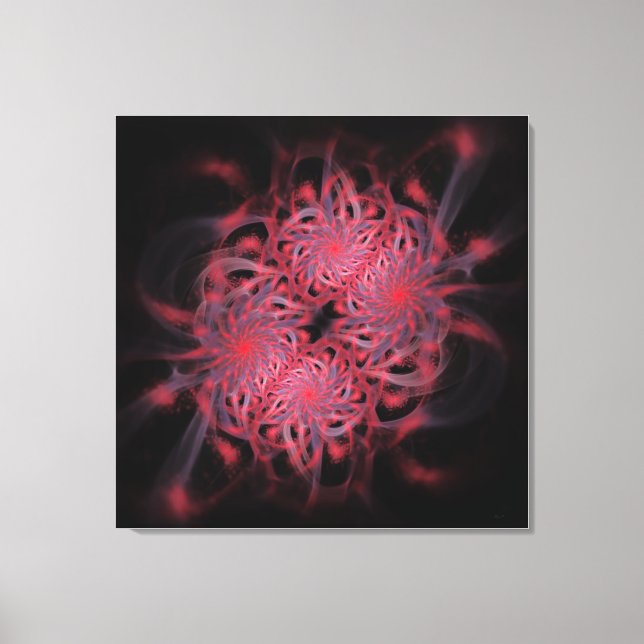 Blume Leinwanddruck (Vorderseite)