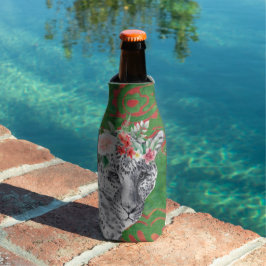 Blume Leopard Jungle Batik Flaschenkühler