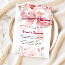 Blume Liebe ist in blühend rosa Bug Brautparty