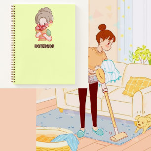 Blume lieben 🌸 💗 💚 notizbuch