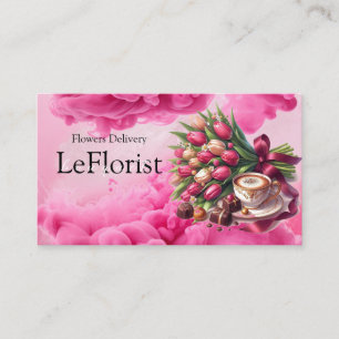 Blume Lieferung Visitenkarte