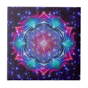 BLUME LIFE/Blume DES Lebens Quadrats des Fliese