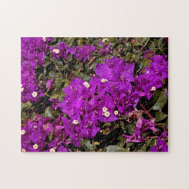 Blume Lila Bougainvillea Puzzle (Horizontal)