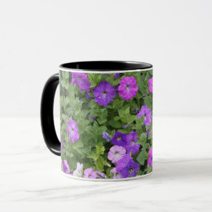 Blume Lila Garden Petunia Foto Geschenk für die ga Tasse