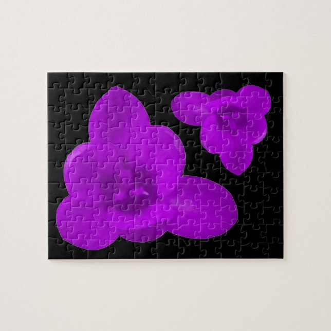 Blume Lila Puzzle (Horizontal)