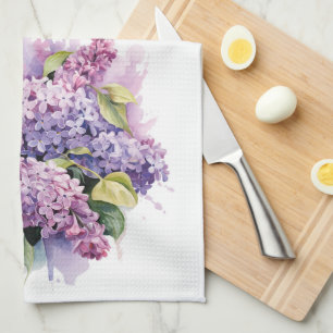 Blume Lilac Geschirrtuch
