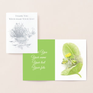 Blume Lilienstift zeichnend Folienkarte