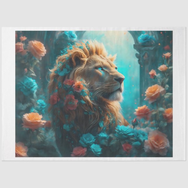 Blume Lion Tissue Paper Seidenpapier (Vorderseite)