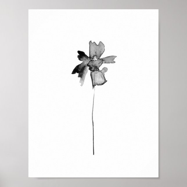 Blume Lithographie Poster (Vorne)