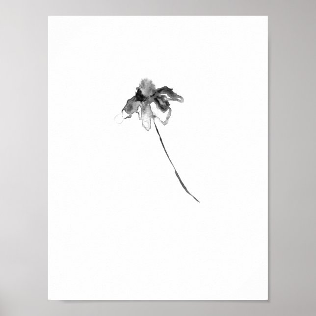 Blume Lithographie Poster (Vorne)
