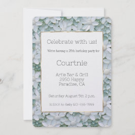 Blume Lotus Einladung