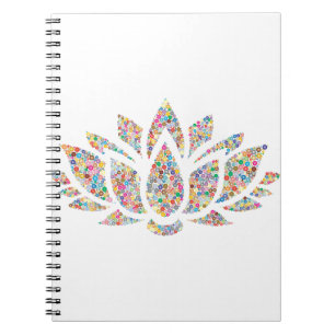 Blume Lotus Notizblock