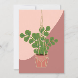 Blume Lover Blume Vase Art Dankeskarte