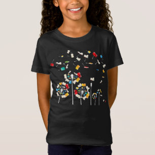 Blume-Lüster Leselampe Blütengeschenk T-Shirt