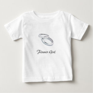 Blume Mädchen/Silberzwiebeln Baby T-shirt
