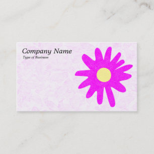 Blume - Magenta Visitenkarte