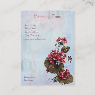 Blume Magic 2012 Pocket Calendar Visitenkarte