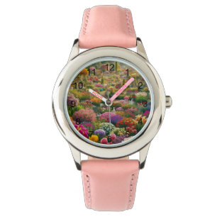 Blume Magic - ein Farbparadies Armbanduhr