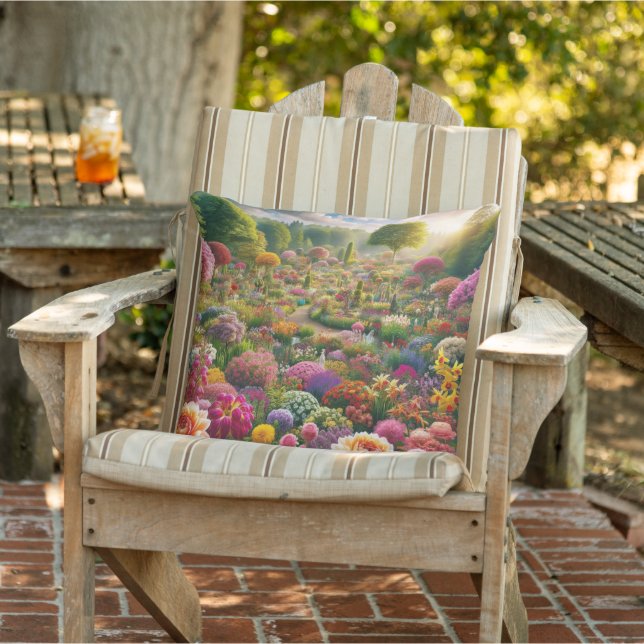 Blume Magic - ein Farbparadies Kissen (Stuhl )