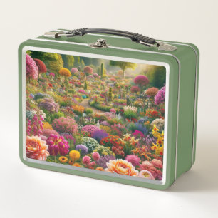 Blume Magic - ein Farbparadies Metall Brotdose