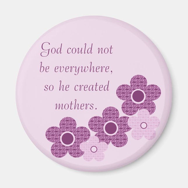 Blume Magnet, Lavendel Magnet (Vorne)