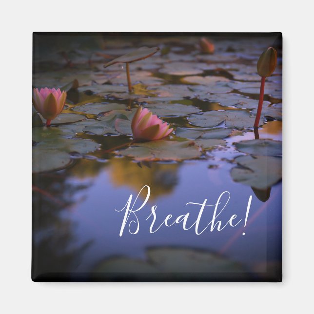 Blume Magnet Wasserlily Lotus (Vorne)
